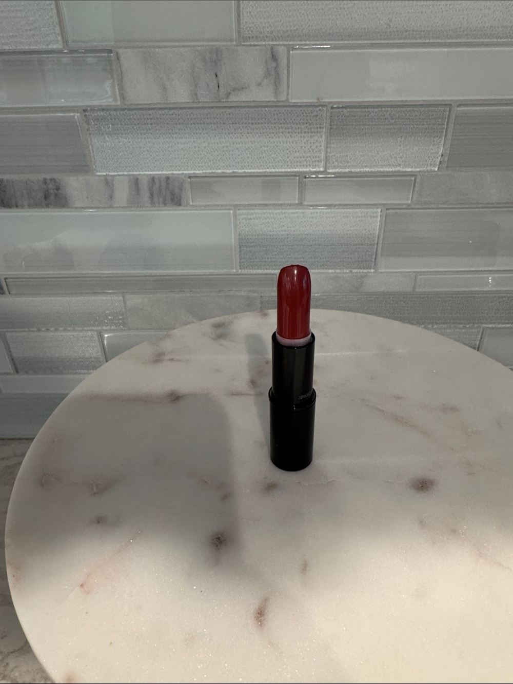 Lancome color design lipstick. Color is designer bloom.